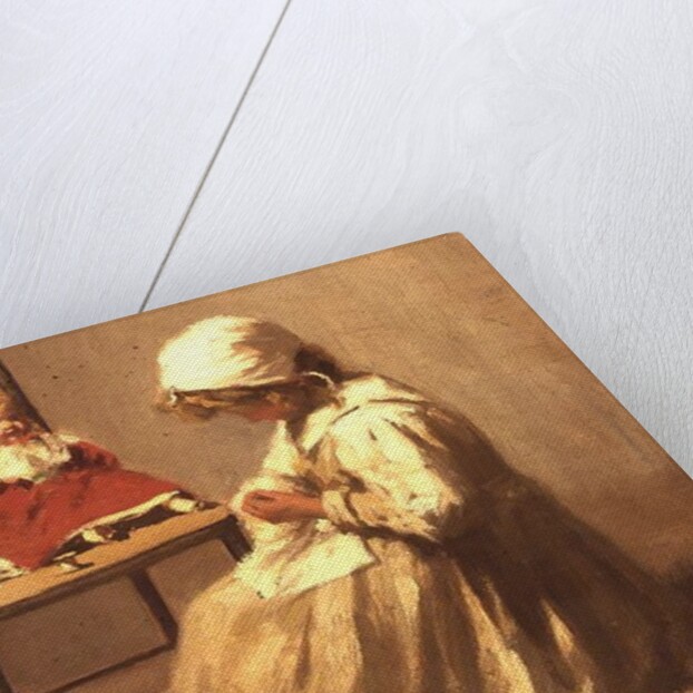 A Girl with her Dolls, 1895 by Paul Knight