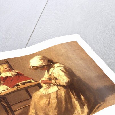 A Girl with her Dolls, 1895 by Paul Knight