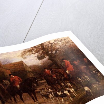 The Meet, Ye Olde Wayside Inn by Heywood Hardy