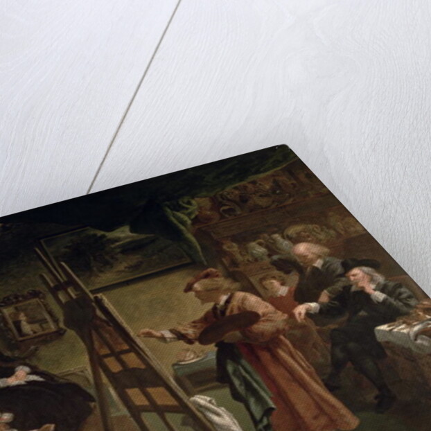 Rembrandt in his Studio by John Gilbert