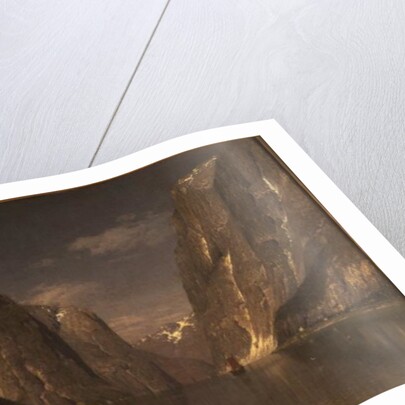 Up the Sogne Fjord, near Gudangen, 1876 by Adelsteen Normann