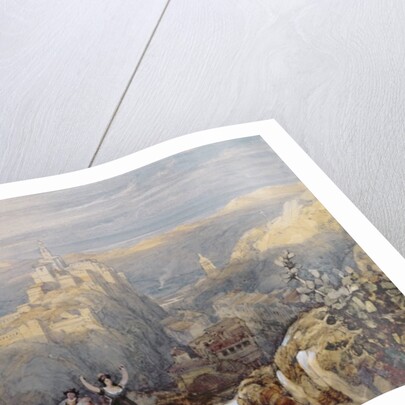 The Town and Castle at Loja, Spain, 1834 by David Roberts