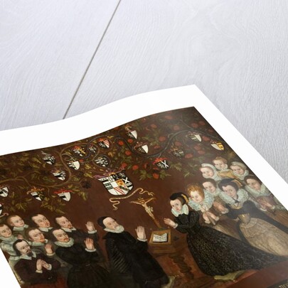 John and Mary Towneley and Family, 1601 by English School