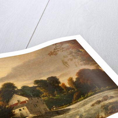 A Watermill near Egglestone Abbey, Durham, c.1814 by Peter de Wint