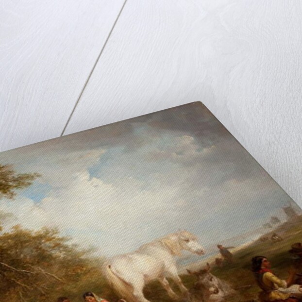 A Gypsy Scene by Edward Robert Smythe