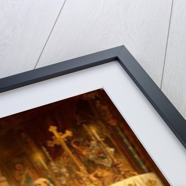 A Refugee in a Church, 1894 by Laslett John Pott