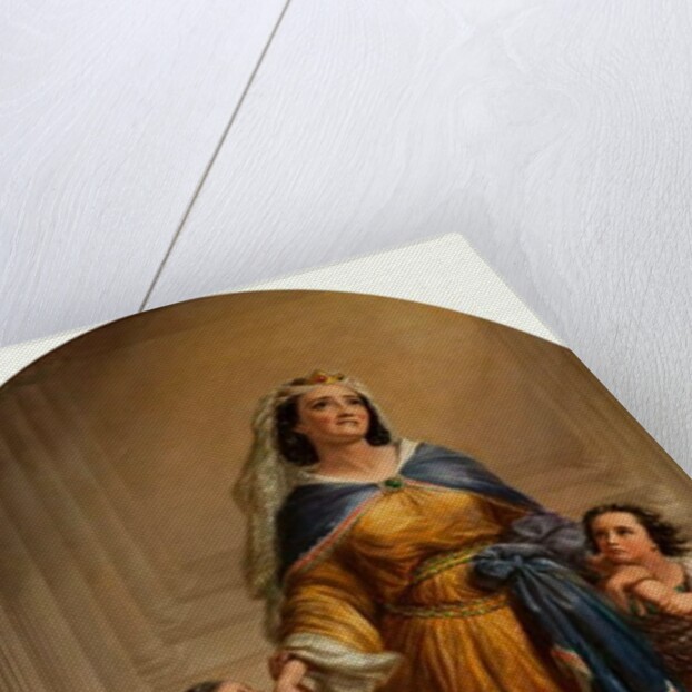 Mariamne, Wife of King Herod, and her Children going to their Execution, 1868 by Edward William John Hopley