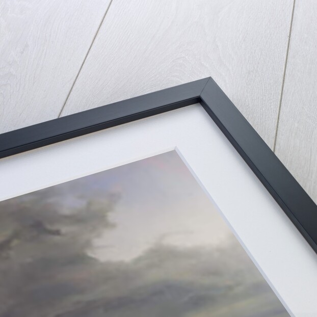 Choppy waters off Foccia on the Italian coast by Joseph Rebell