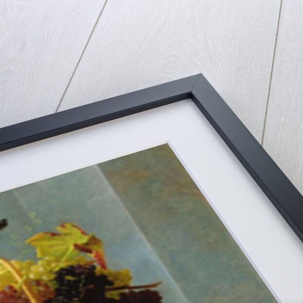 Still Life with Basket of Grapes & Melons, 1815 by Jean-Georges Hirn