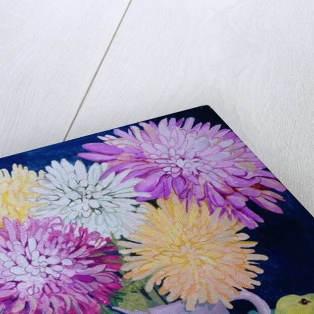 Autumn; Giant Dahlias and Fruit 2012 by Joan Thewsey