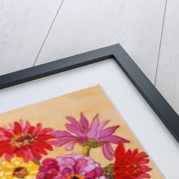 Zinnias, 2010 by Joan Thewsey