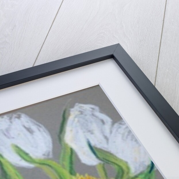 Daffodils and White Tulips, 2000 by Joan Thewsey