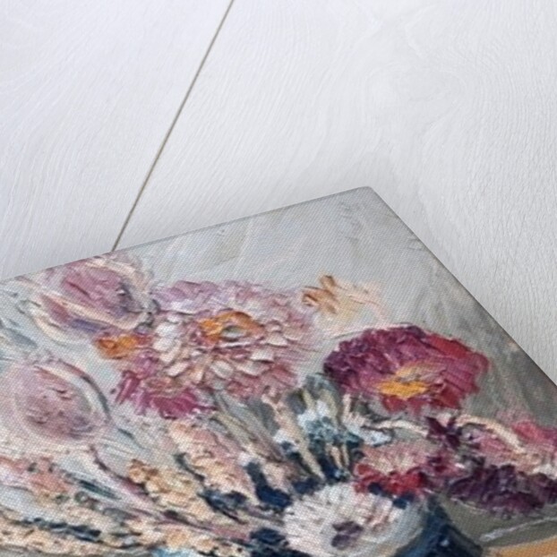 Dried Flowers in a Bernard Leach Jug, 2000 by Joan Thewsey