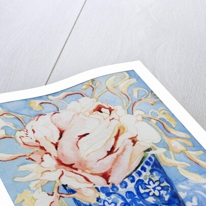 Pink Rose and Honeysuckle, 2000 by Joan Thewsey