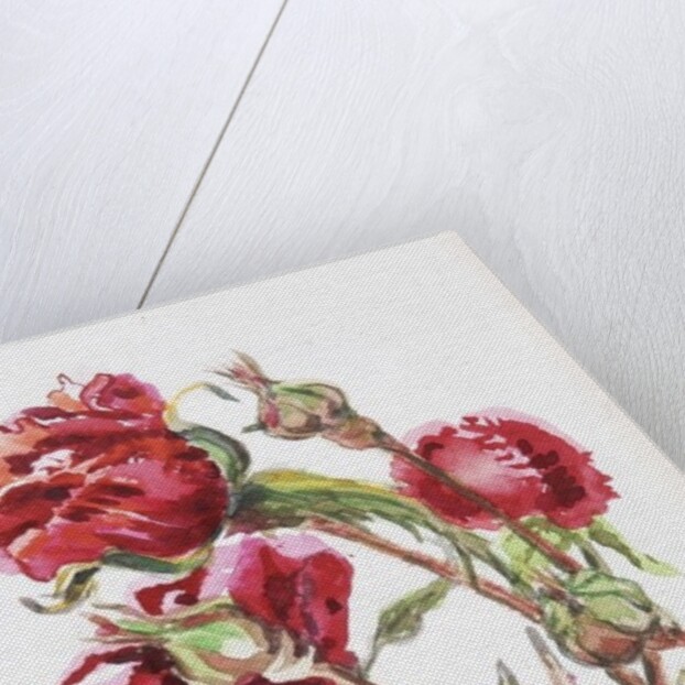 Red Rose Spray, 2001 by Joan Thewsey