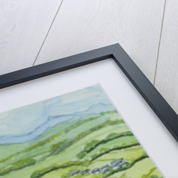 View from Mount Gargan, Limousin, France, 2010 by Joan Thewsey