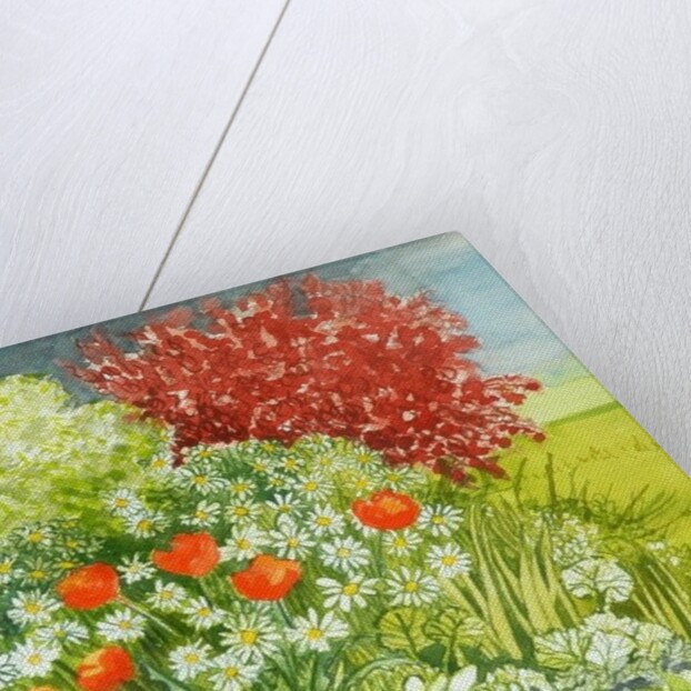 Suffolk Garden, Rain Coming by Joan Thewsey