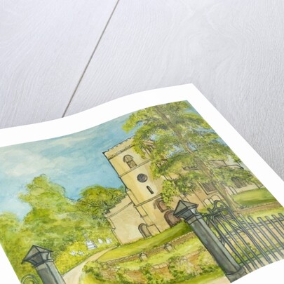 Moulton Church, 2010 by Joan Thewsey