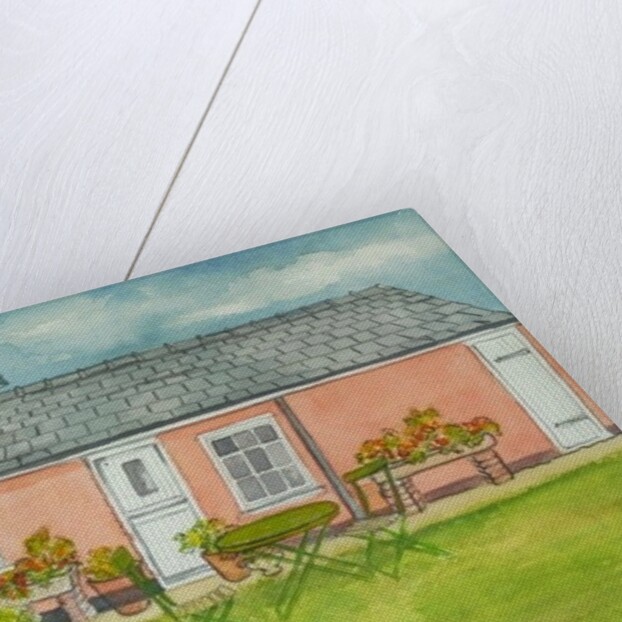 Back Garden, Red Cottage Studios, Suffolk, 2000 by Joan Thewsey