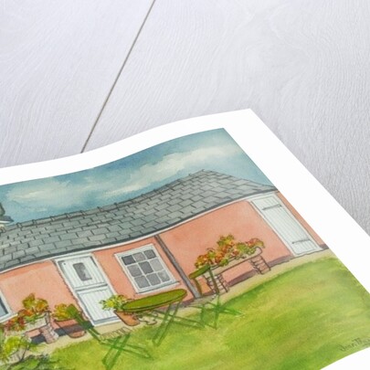 Back Garden, Red Cottage Studios, Suffolk, 2000 by Joan Thewsey