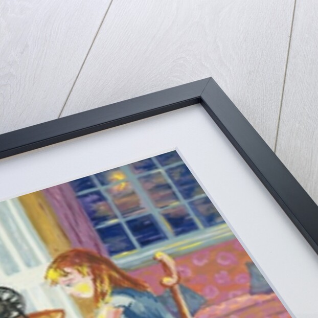 Girl Sewing, 2000 by Joan Thewsey