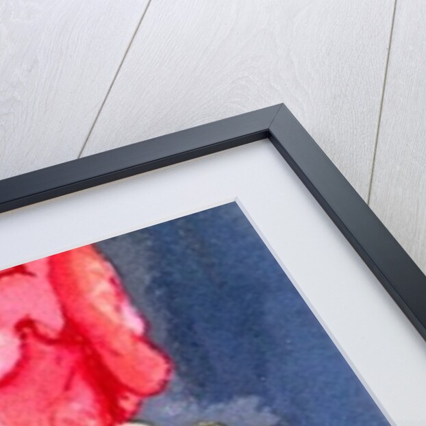 Pink Rose in a Bud Vase, 2000 by Joan Thewsey