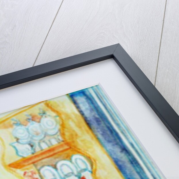 Cottage Kitchen Table with Apples, 2005 by Joan Thewsey