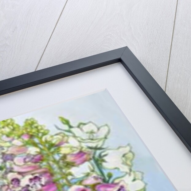 Foxgloves and Campanulas, 2005 by Joan Thewsey