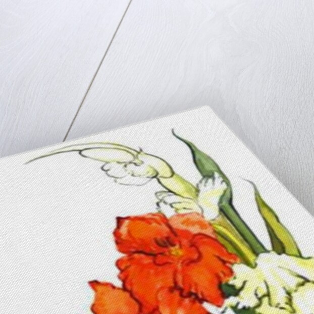 Gladioli, 2011 by Joan Thewsey