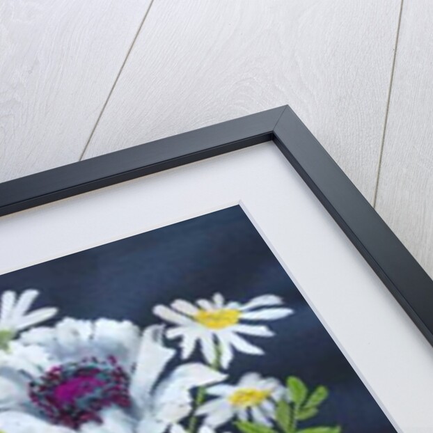 White Poppies, Marguerites and Philadelphus by Joan Thewsey