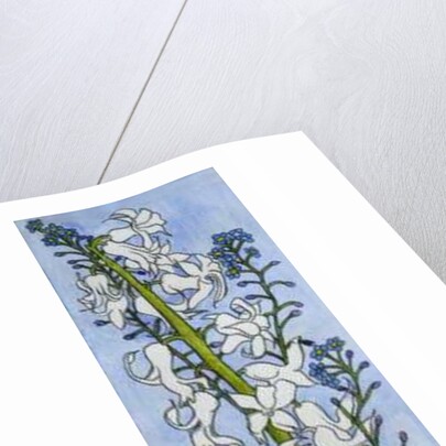 Hyacinths and Forget-me-nots, 2012 by Joan Thewsey