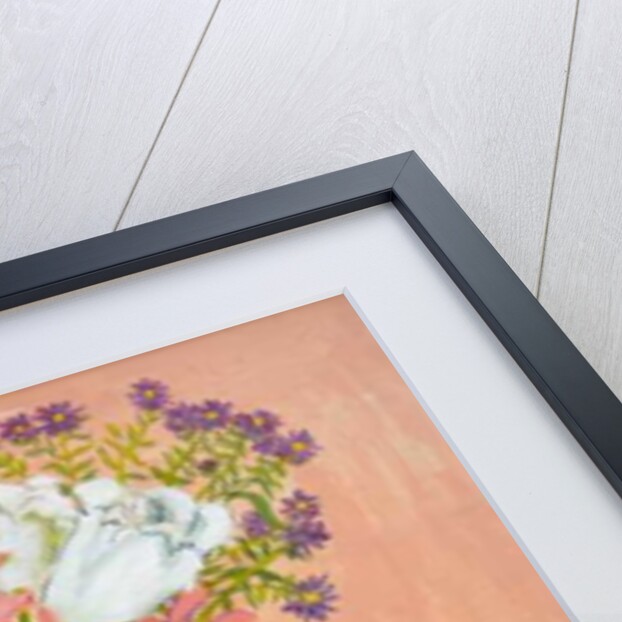 Dahlias, Roses and Michaelmas Daisies, 2000 by Joan Thewsey