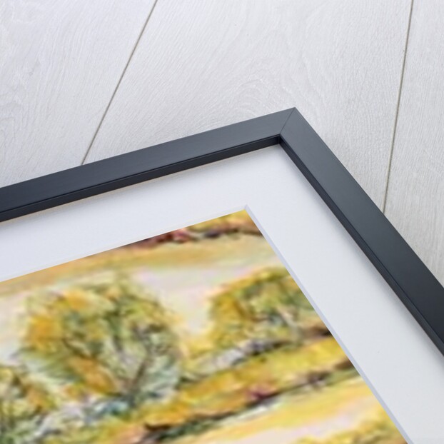 Suffolk Landscape, view from the front window, 2000 by Joan Thewsey