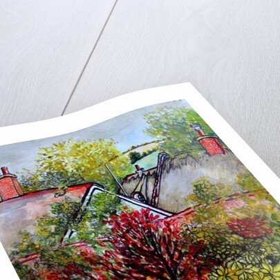 Across the Rooftops from Cynthia's Studio, 2010 by Joan Thewsey