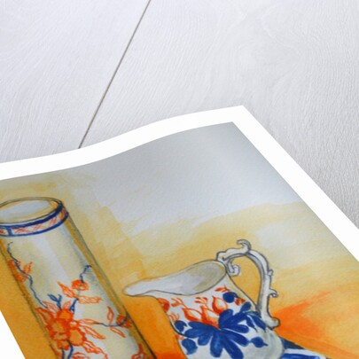 Chinese Bowl and Tile, 1999 by Joan Thewsey