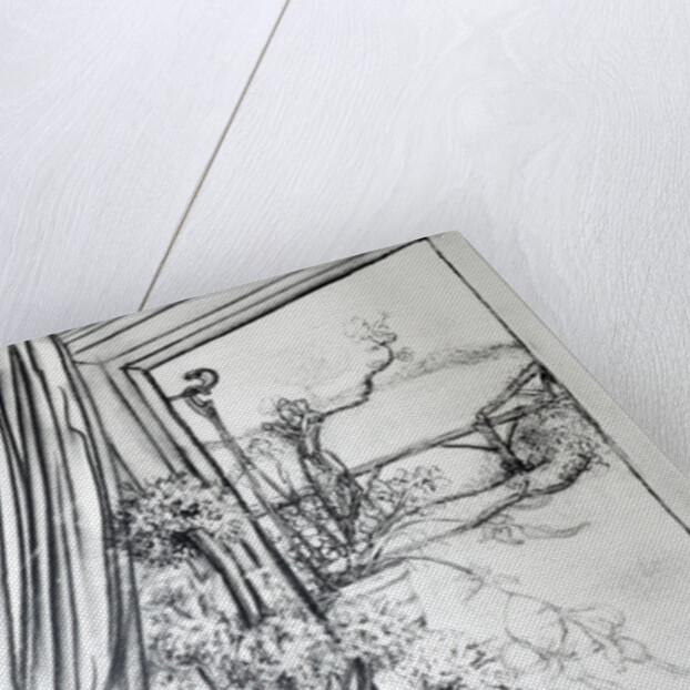 View through the Cottage Window, 1970 by Joan Thewsey