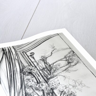 View through the Cottage Window, 1970 by Joan Thewsey