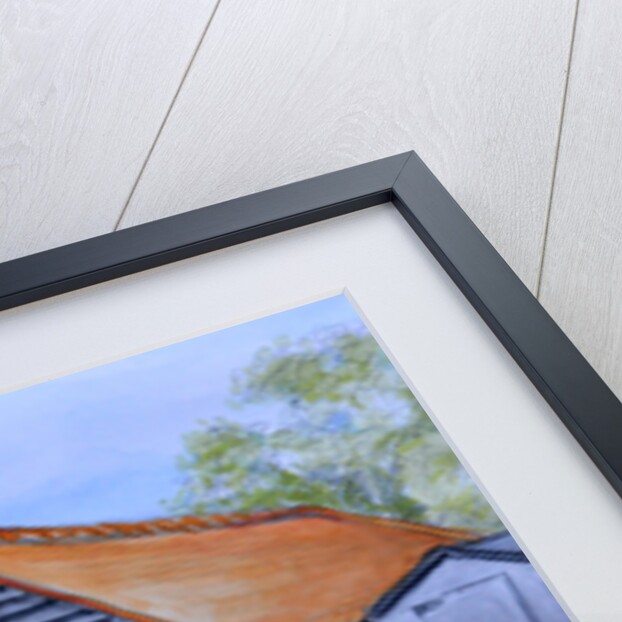 View across the Neighbour's Garden, 2016 by Joan Thewsey