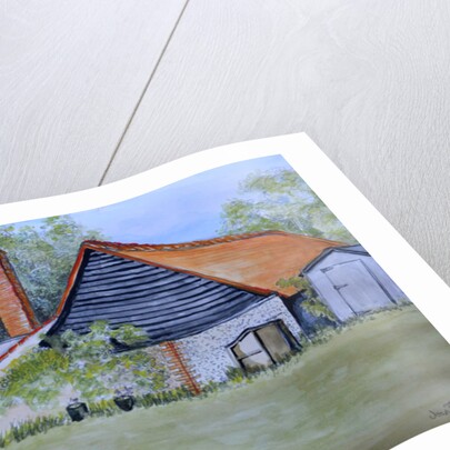 View across the Neighbour's Garden, 2016 by Joan Thewsey