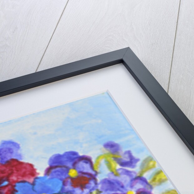 Blue Primroses, 2017 by Joan Thewsey