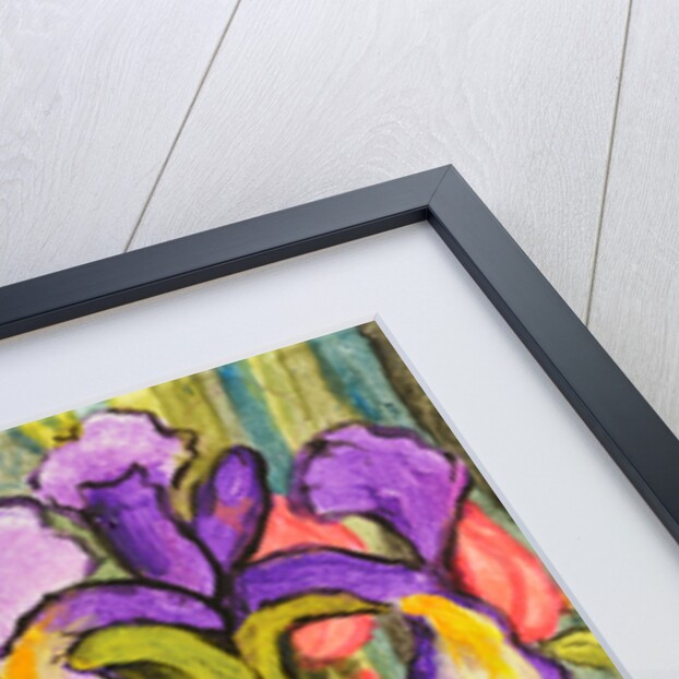 Irises and Roses, 2017 by Joan Thewsey