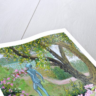 The Statue 'Tilly' in the Garden, 2017 by Joan Thewsey