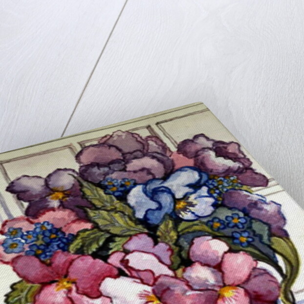 Pansies and Forget-me-nots by Joan Thewsey
