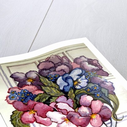 Pansies and Forget-me-nots by Joan Thewsey