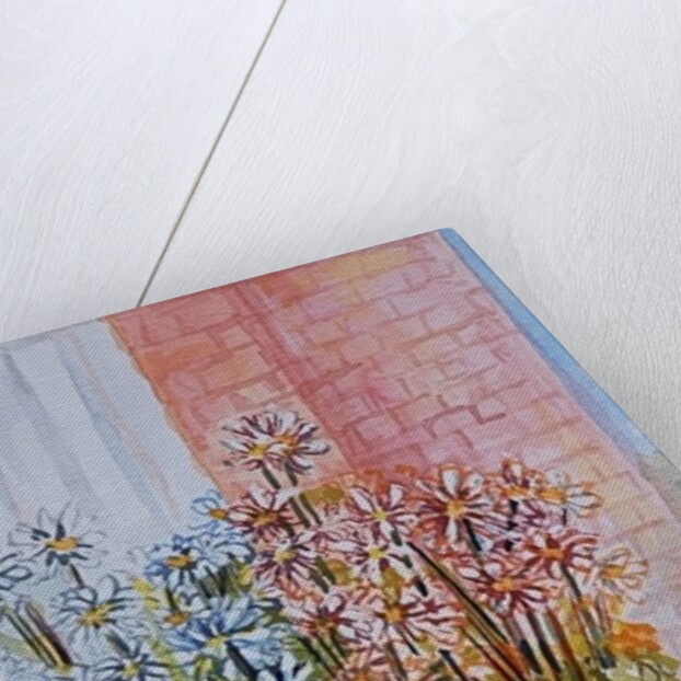 Marguerites in the Cottage Garden by Joan Thewsey