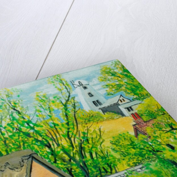 View from Cynthia's Window, Dalham, Suffolk by Joan Thewsey