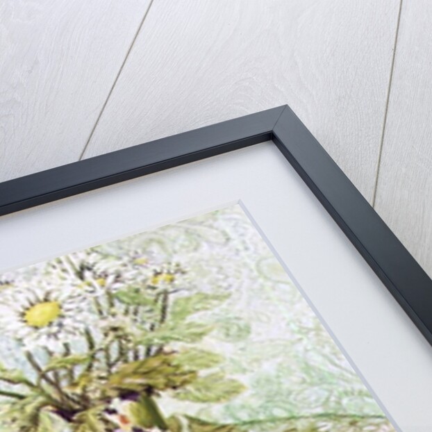 Figs, Grapes and Pears with Marguerites by Joan Thewsey