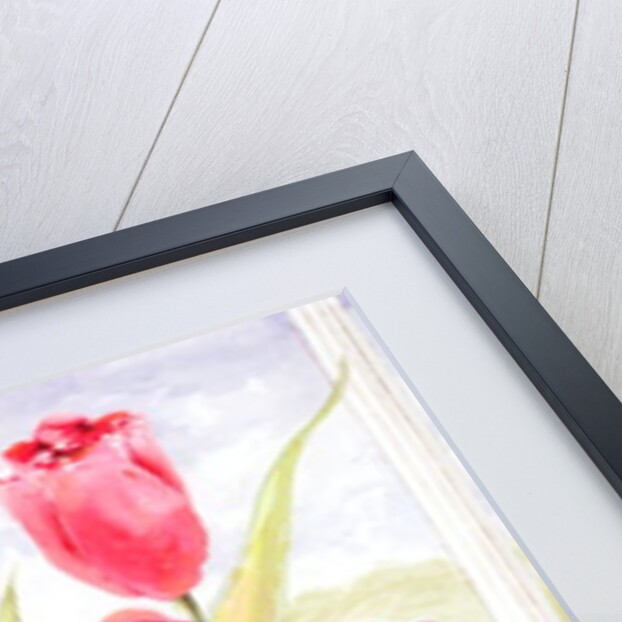 Tulips in a Rye Jug by Joan Thewsey