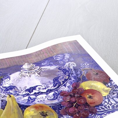 The Blue and White Tureen with Fruit by Joan Thewsey