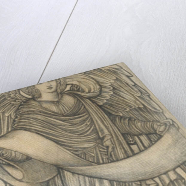 Angel with Scroll - figure number eight, 1880 by Edward Coley Burne-Jones